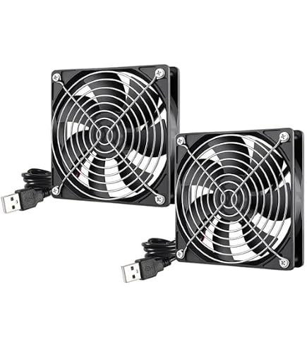 Amazon.co.jp: キャビネットサーバーラック用120mm冷却ファン | 5V/12V